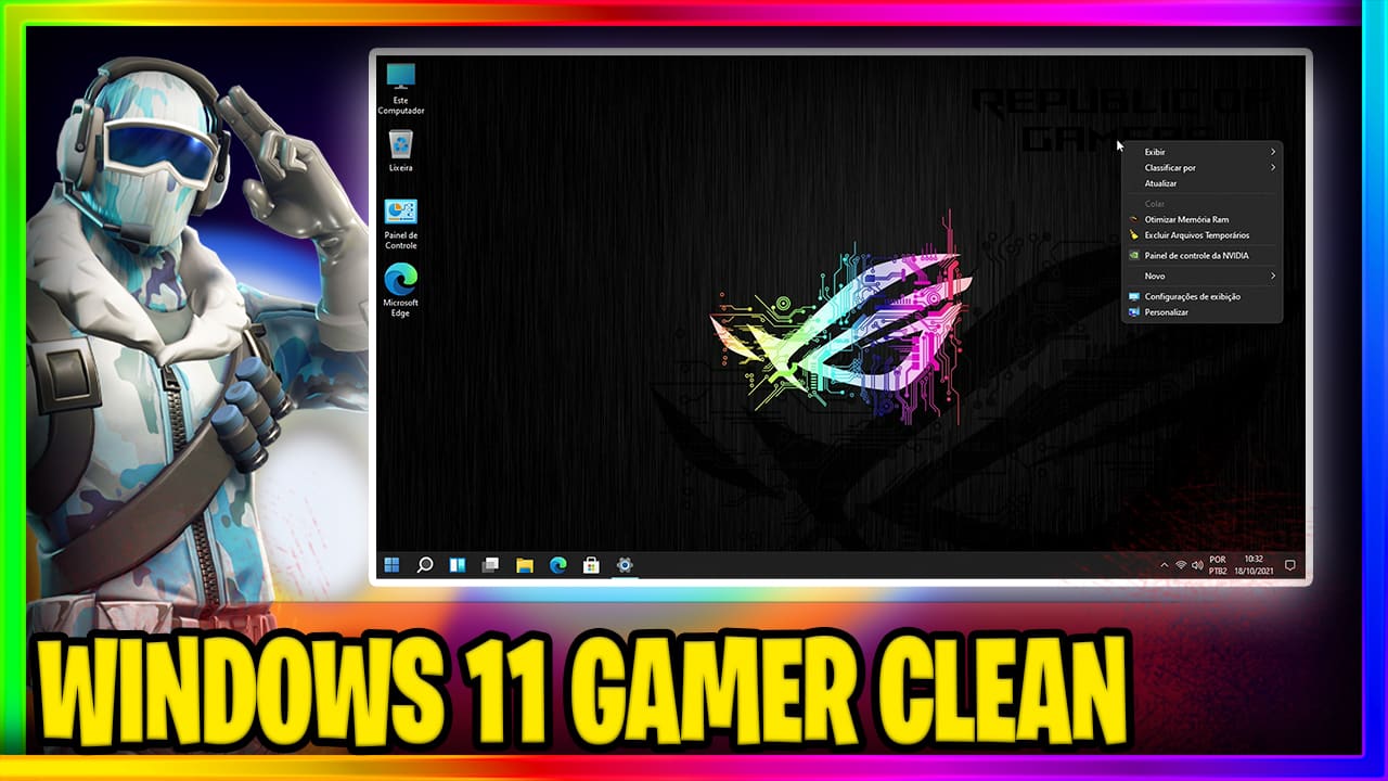Windows 11 Gamer Clean | Windows 11 Lite Super Otimizado