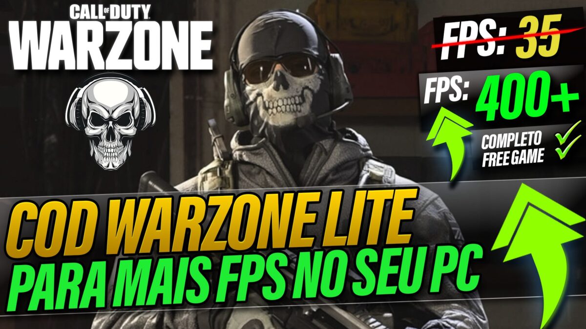 Call Of Duty Warzone Lite Para PC Fraco Como Aumentar o FPS do Warzone Ao Máximo