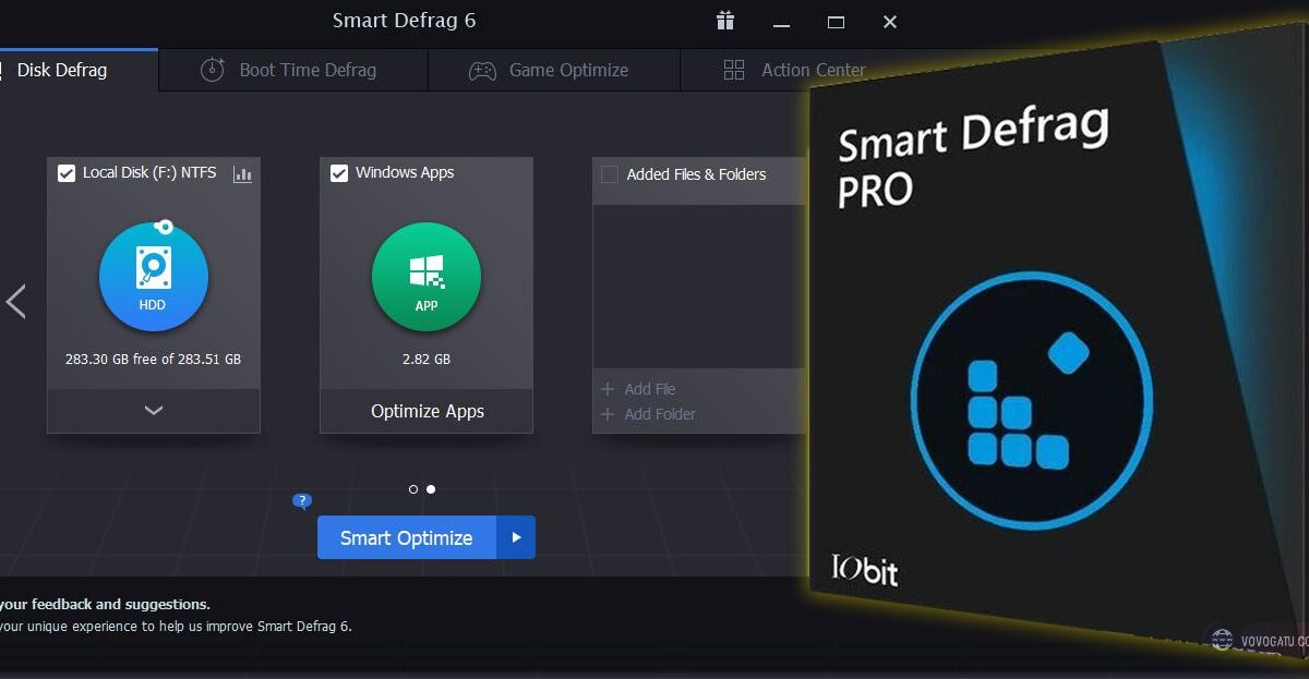 iObit Smart Defrag pro