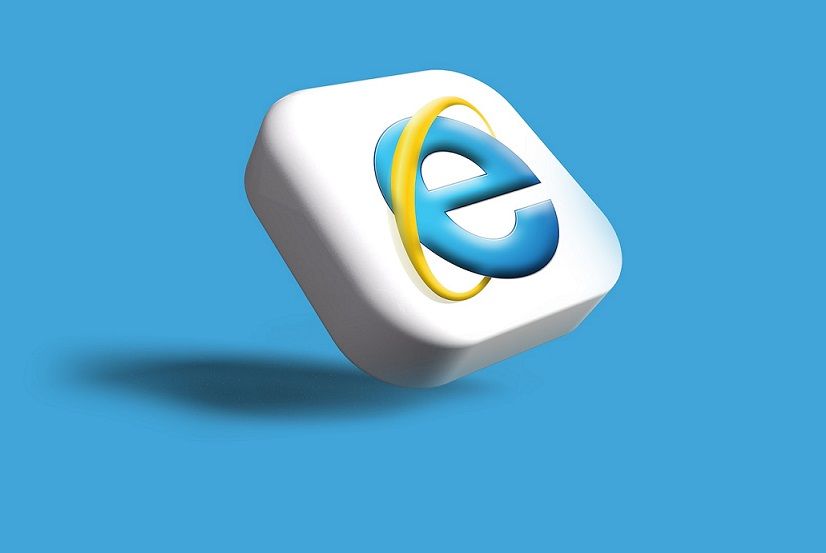 O logotipo do Internet Explorer 