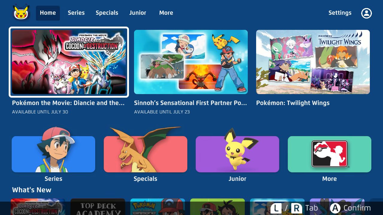 aplicativo pokemon tv no nintendo switch
