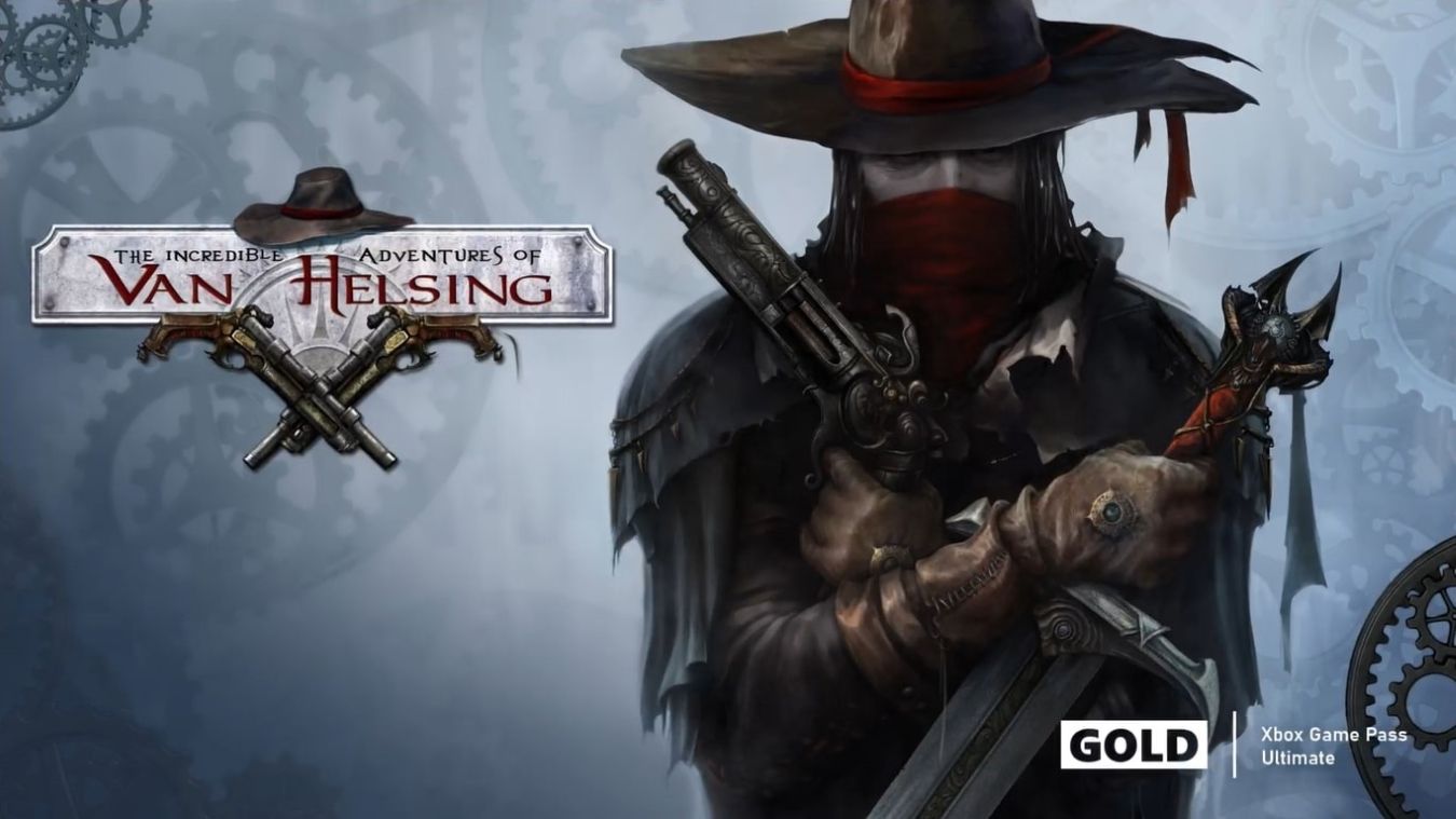 Uma captura de tela da tela de carregamento de The Incredible Adventures of Van Helsing no Xbox Series X