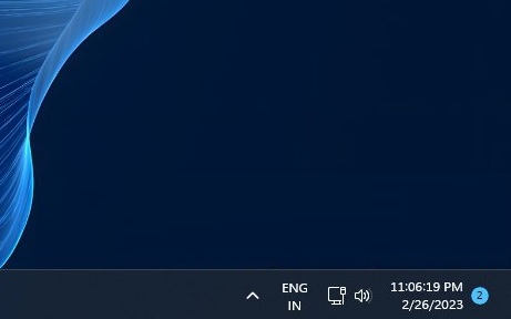 Segundos do relógio da barra de tarefas do Windows 11