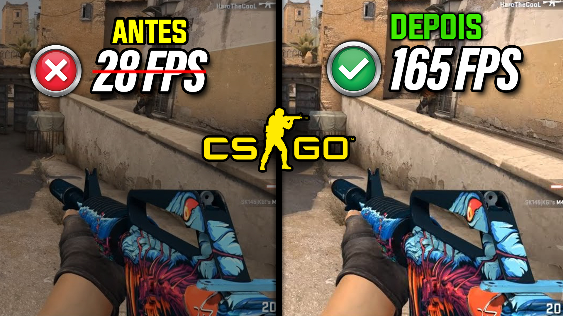 Como aumentar fps do CS:GO