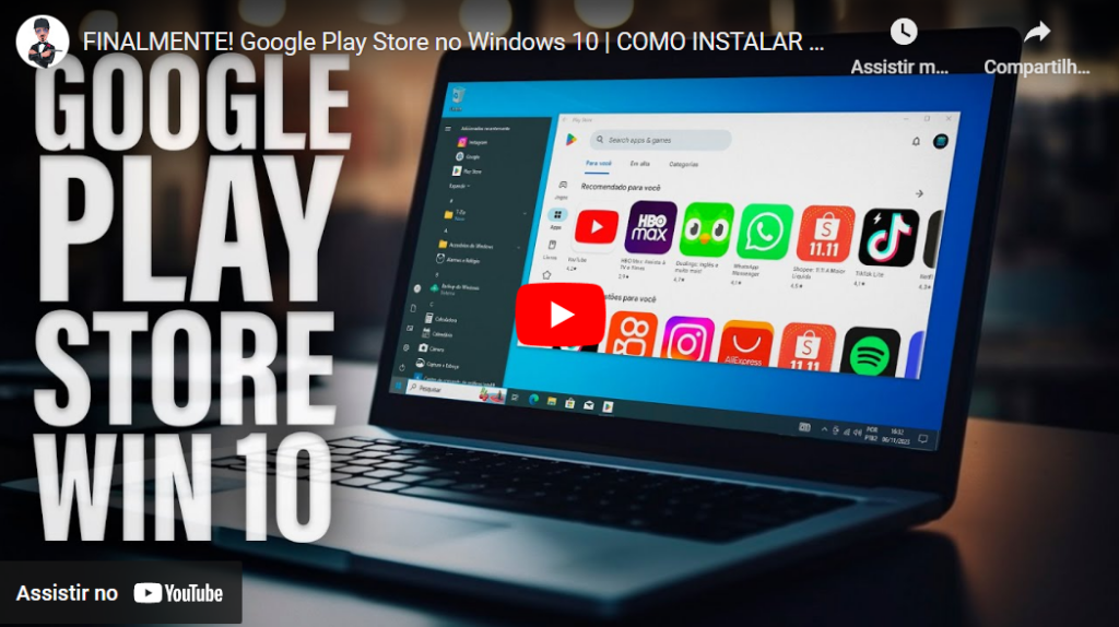 Como instalar a Google Play Store no Windows 11