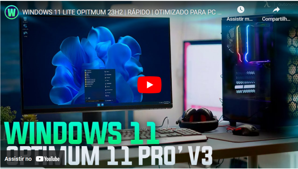 Windows 11 23H2 Pro ('Optimum 11 Pro' v3) » Xerife Tech