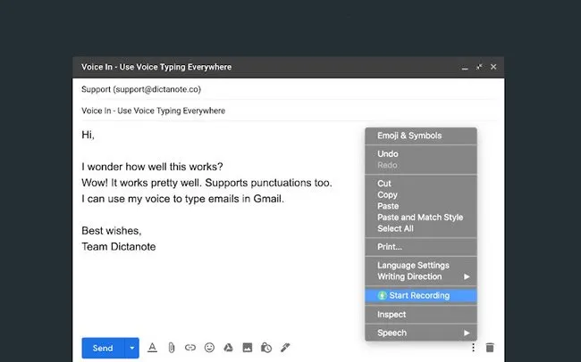Use o ditado por voz em qualquer site com o VoiceIn 1 image 11