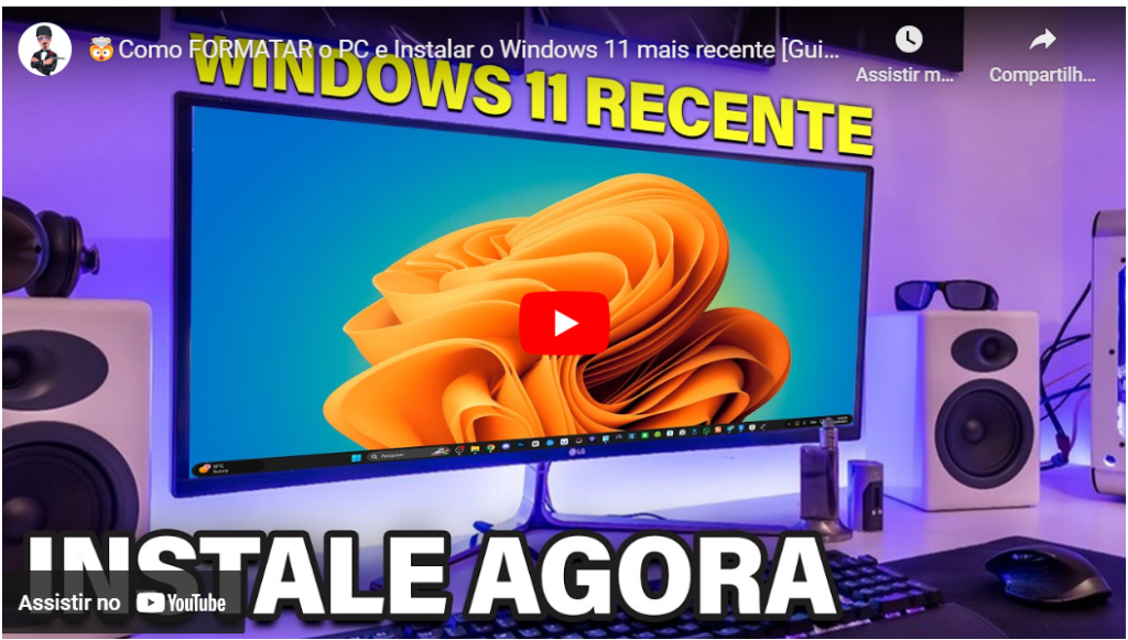Como Formatar o Computador e Instalar o Windows 11: Guia Passo a Passo 1 Formatar computador,
Instalar Windows 11,
Pendrive boot,
Ferramenta de criação de mídia Windows 11,
Programas essenciais para Windows,