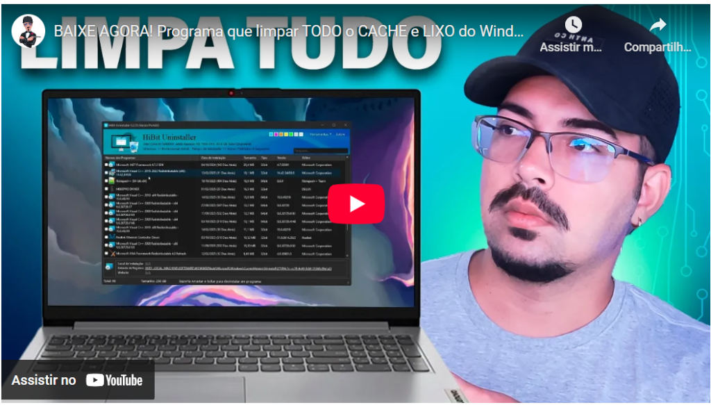 BAIXE AGORA HiBit Uninstaller! Programa que limpar TODO o CACHE e LIXO do Windows 11 e Windows 10 1 image 15