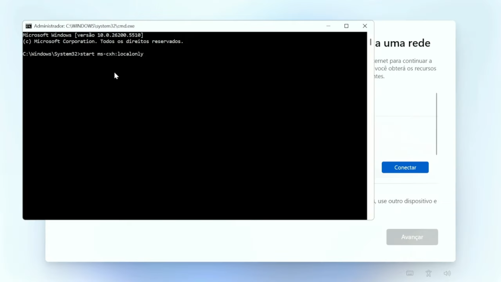 Como PULAR O REQUISITO de Conta online do Windows 11 2 LIBERADO🤯 Novo comando QUE PULA O REQUISITO do Windows 11 1 42 screenshot