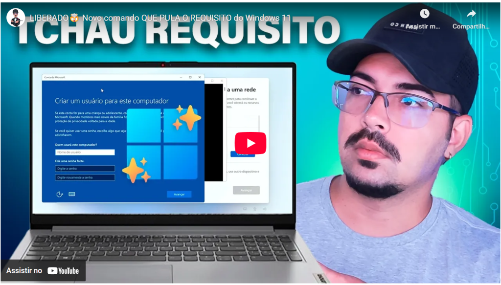 Como PULAR O REQUISITO de Conta online do Windows 11 1 image