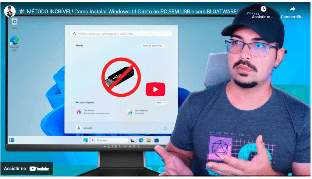 Como Instalar o Windows sem Pen Drive: Passo a Passo Completo (Sem Bloatware e Sem Conta Microsoft) 1 image 10